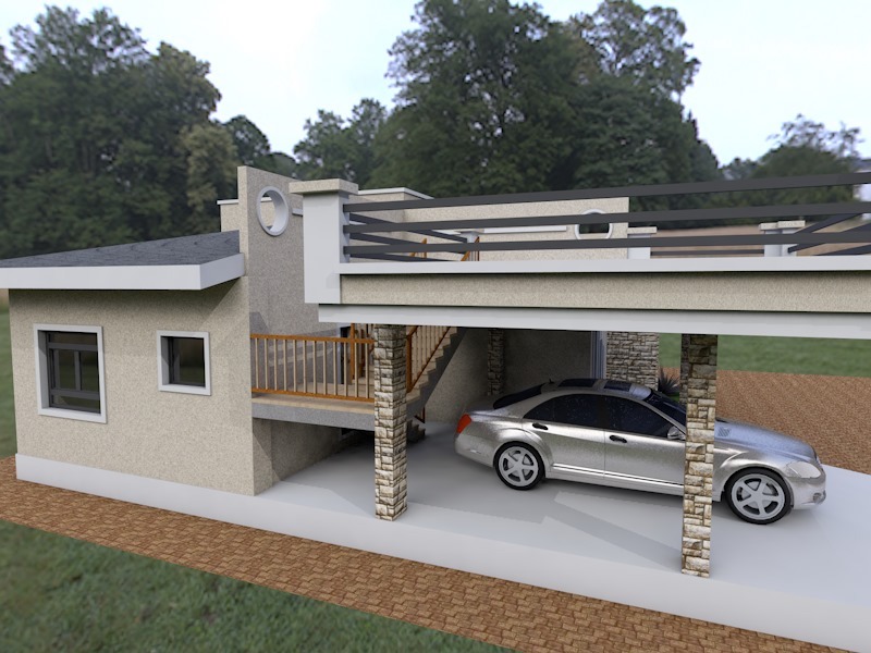 A building design of another house for sale